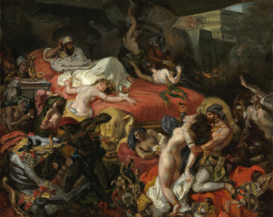 Ferdinand-Victor-Eugène Delacroix: The Death of Sardanapalus